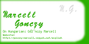 marcell gonczy business card